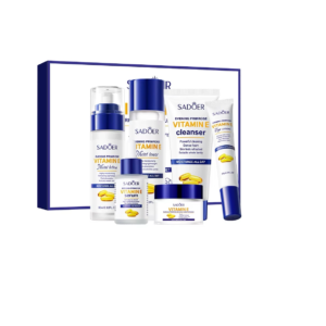 Set de Cuidado Facial SADOER Natural Evening Primrose Whitening con Vitamina E