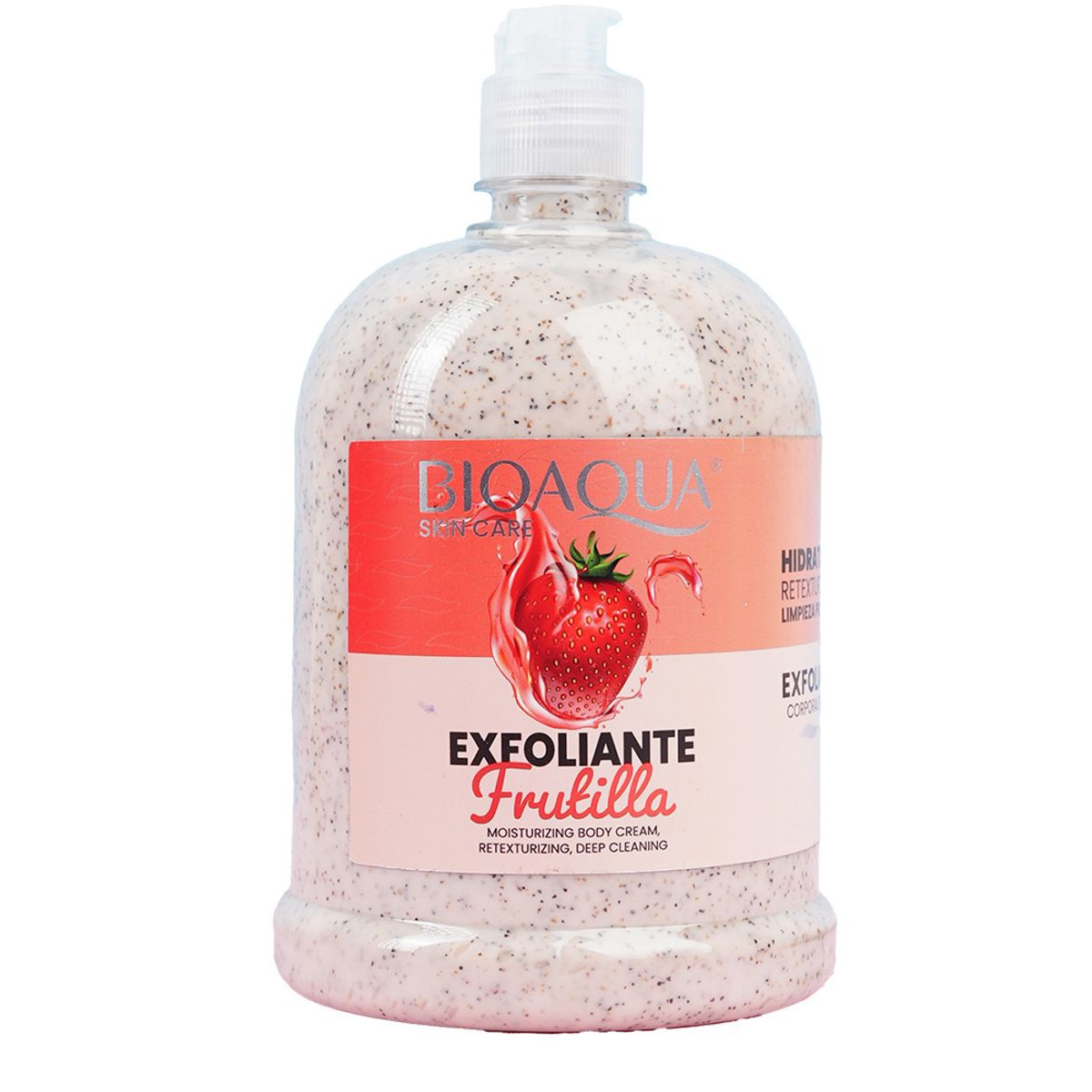 exfolienate-frutilla Exfoliante Corporal Frutilla Bioaqua